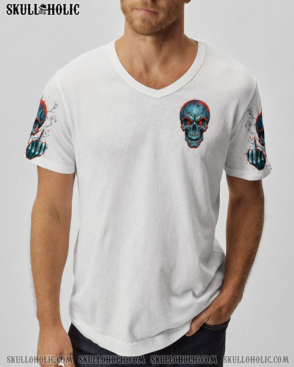 BLISSCORNERS WARNING I'M AN A SKULL ALL OVER PRINT -  TLTR0206251