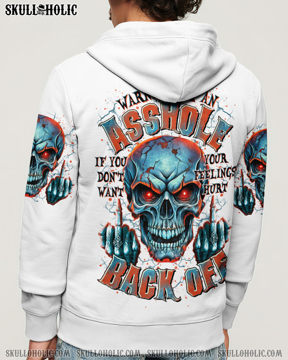 BLISSCORNERS WARNING I'M AN A SKULL ALL OVER PRINT -  TLTR0206251