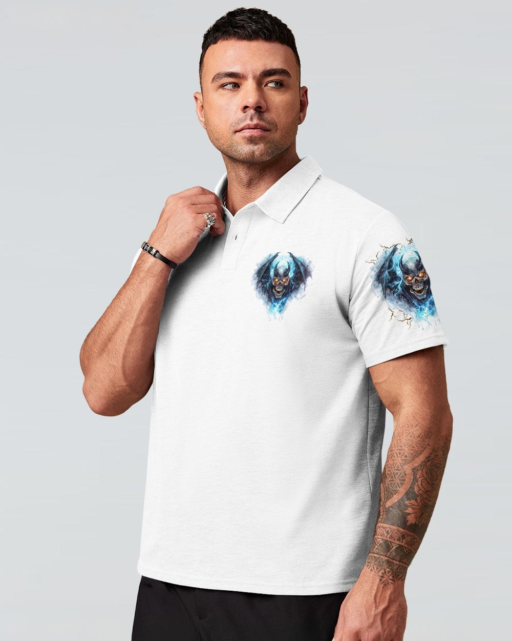 BLISSCORNERS YOUR DEMONS HIDE UNDER YOUR BED SKULL ALL OVER PRINT