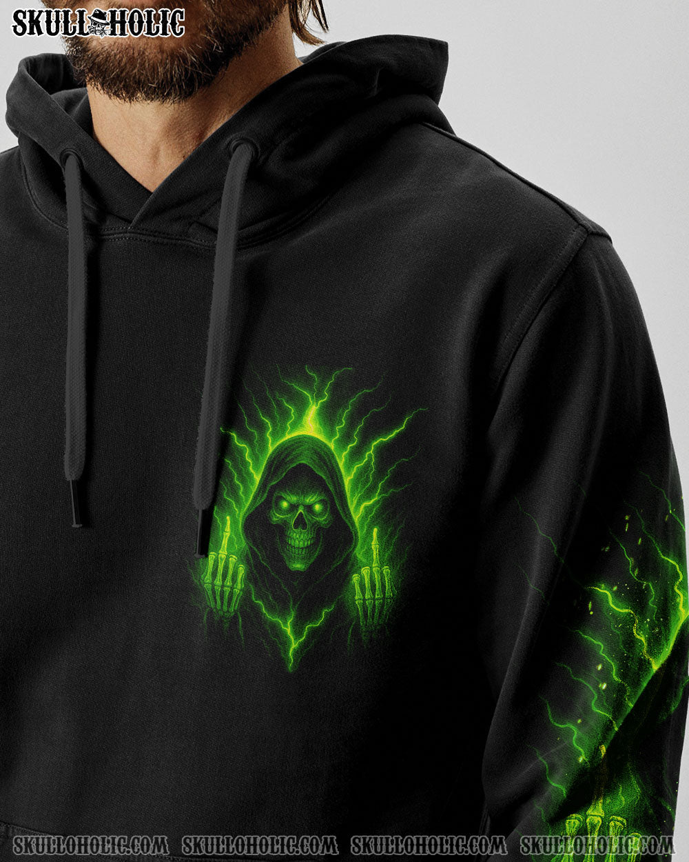 BLISSCORNERS I AM WHO I AM REAPER SKULL ALL OVER PRINT