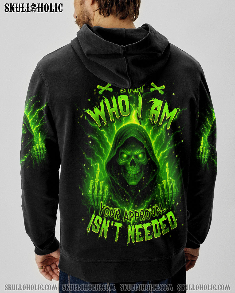 BLISSCORNERS I AM WHO I AM REAPER SKULL ALL OVER PRINT
