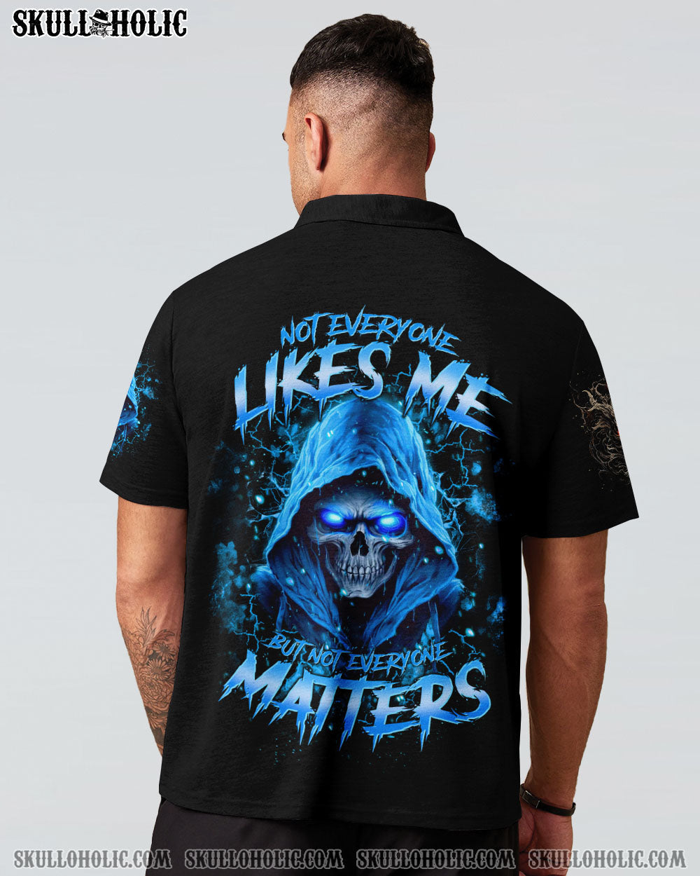 BLISSCORNERS NOT EVERYONE LIKES ME SKULL REAPER ALL OVER PRINT