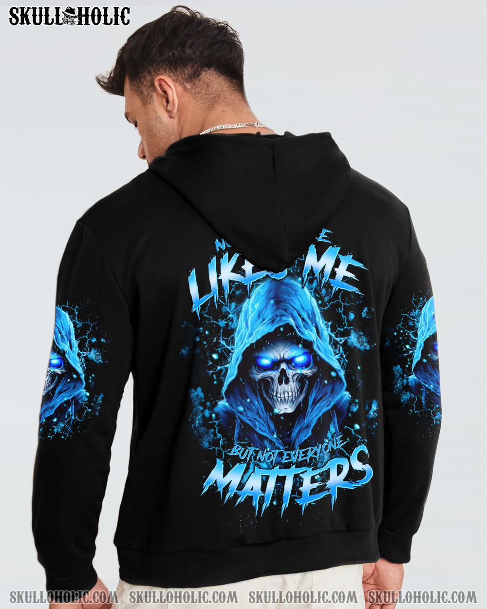 BLISSCORNERS NOT EVERYONE LIKES ME SKULL REAPER ALL OVER PRINT