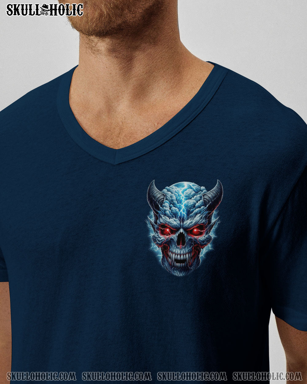 BLISSCORNERS ONE DAY I'M GONNA JUST SAY DEMON SKULL ALL OVER PRINT