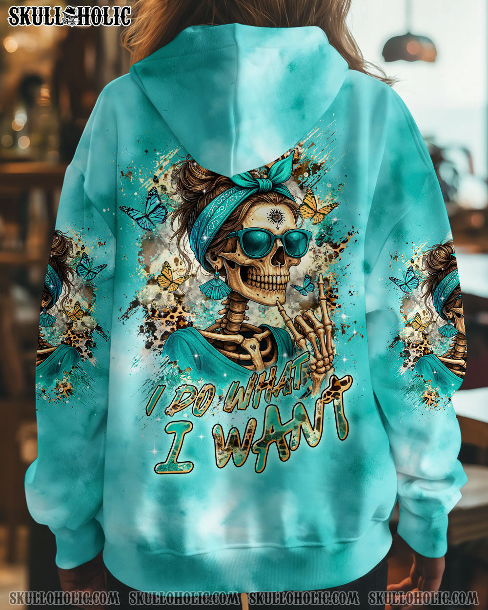 BLISSCORNERS YOU COULDN'T HANDLE ME MESSY BUN ALL OVER PRINT