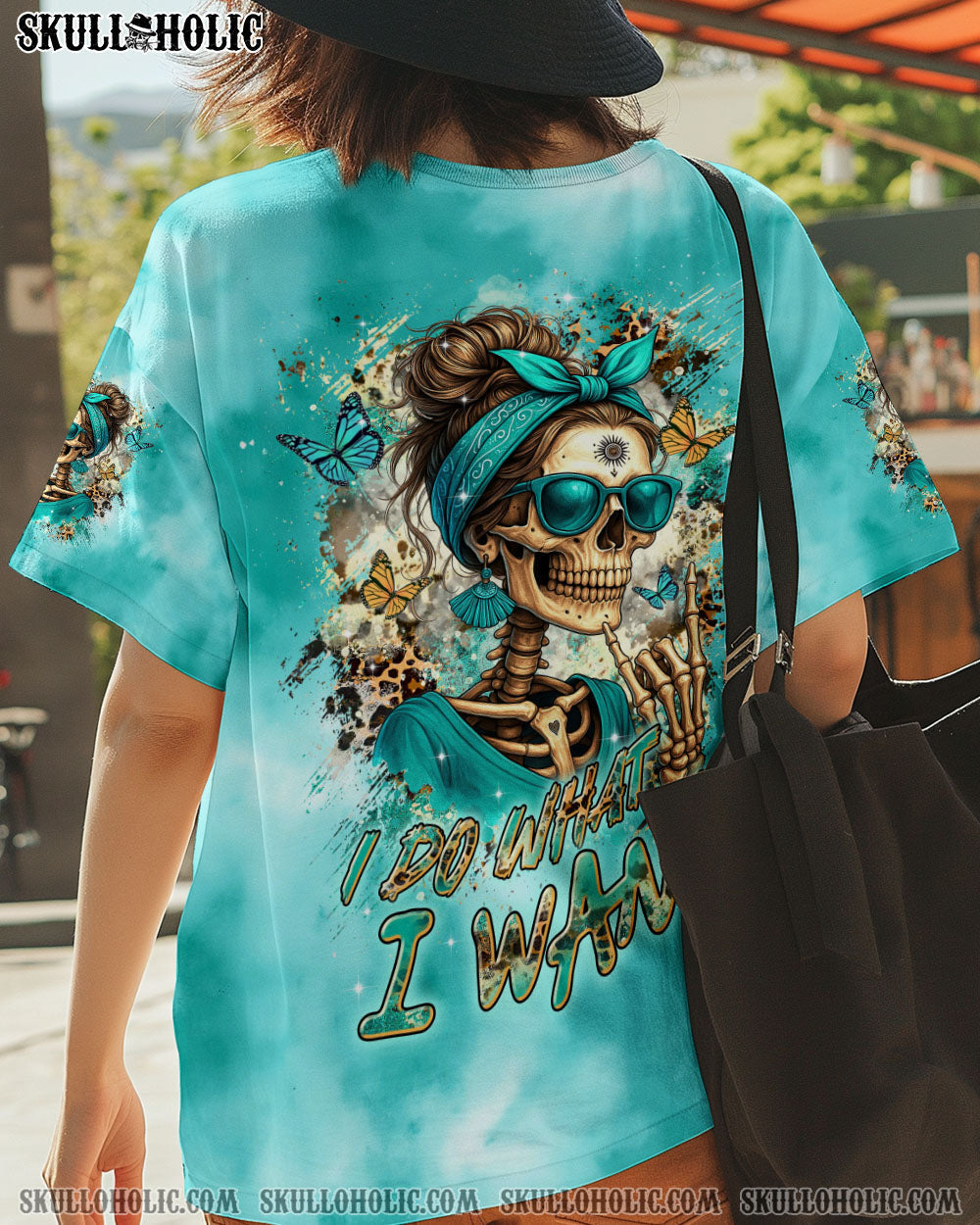 BLISSCORNERS YOU COULDN'T HANDLE ME MESSY BUN ALL OVER PRINT