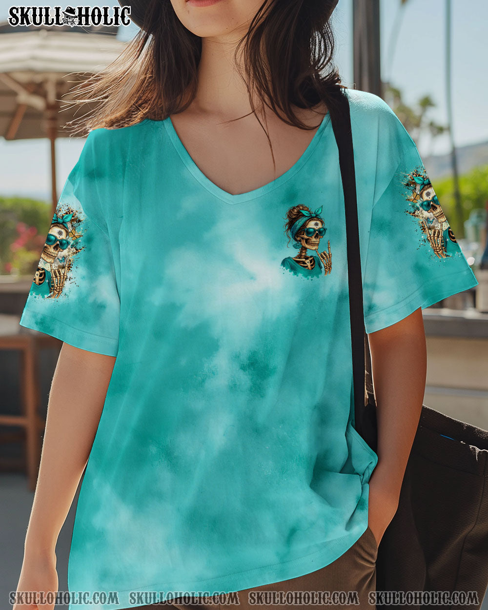 BLISSCORNERS YOU COULDN'T HANDLE ME MESSY BUN ALL OVER PRINT
