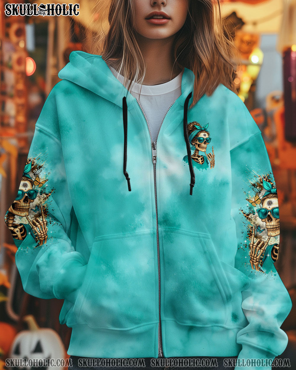 BLISSCORNERS YOU COULDN'T HANDLE ME MESSY BUN ALL OVER PRINT