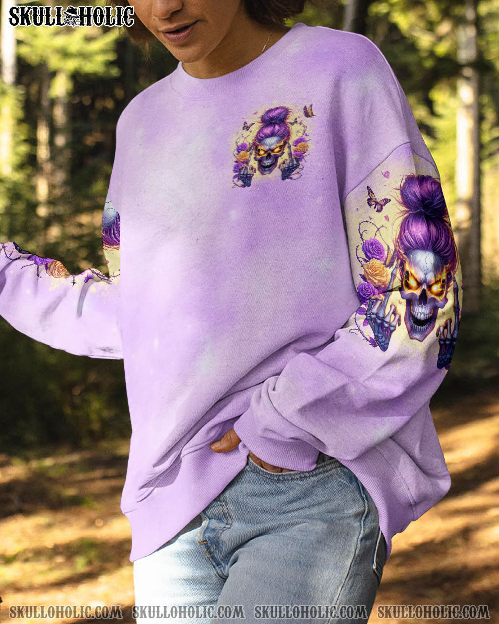 BLISSCORNERS I'M A B DON'T TRY ME MESSY BUN ALL OVER PRINT