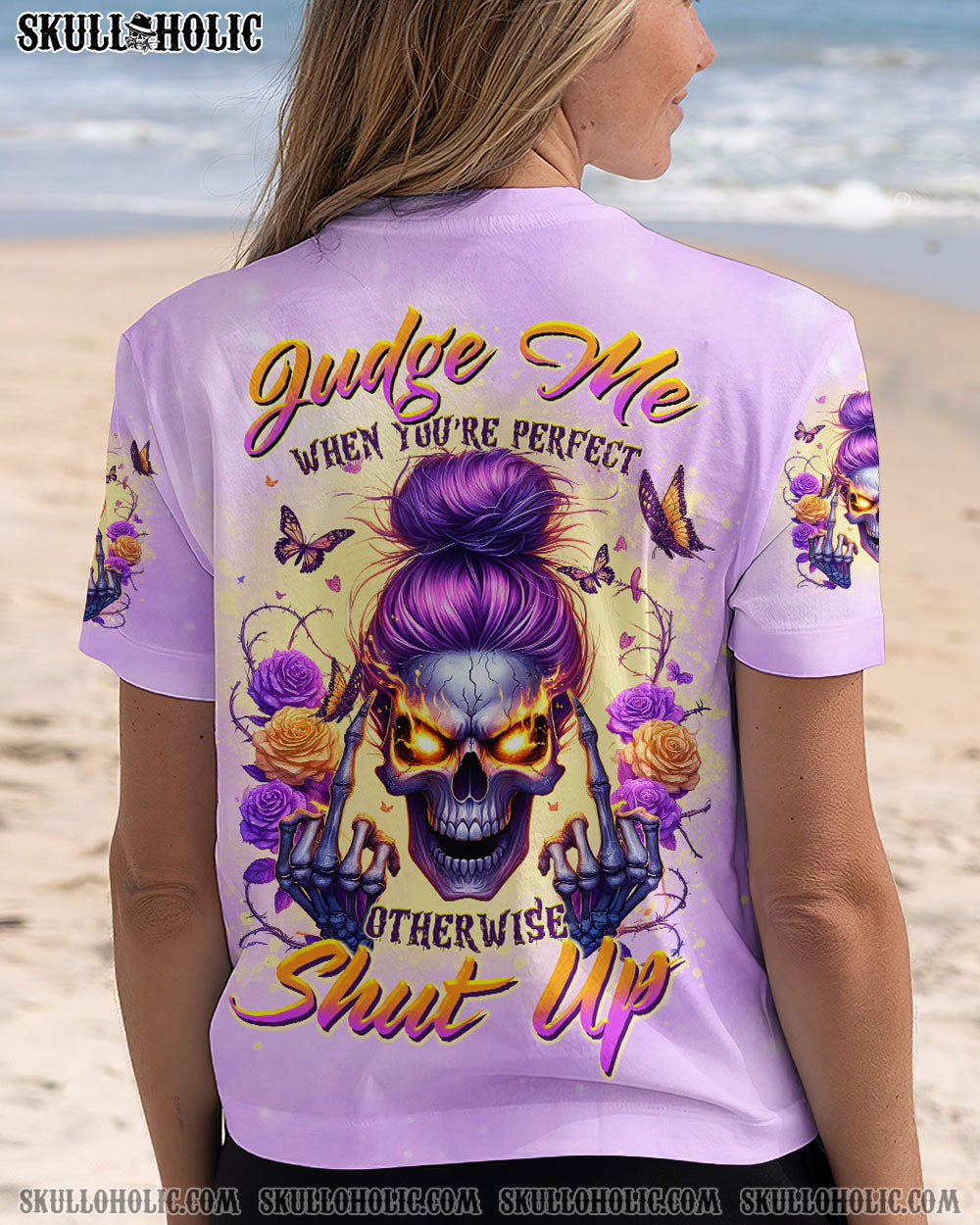 BLISSCORNERS I'M A B DON'T TRY ME MESSY BUN ALL OVER PRINT