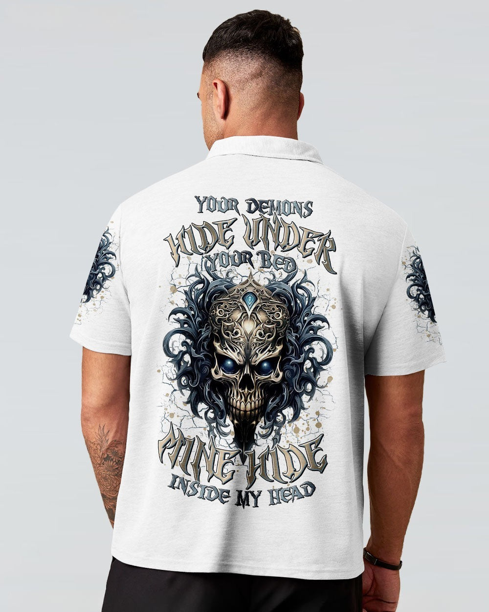BLISSCORNERS YOUR DEMONS HIDE UNDER YOUR BED ALL OVER PRINT