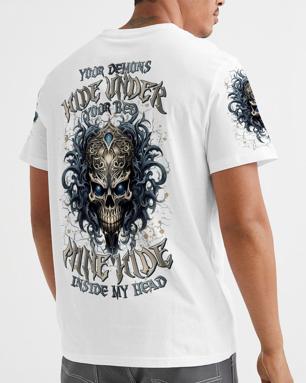 BLISSCORNERS YOUR DEMONS HIDE UNDER YOUR BED ALL OVER PRINT