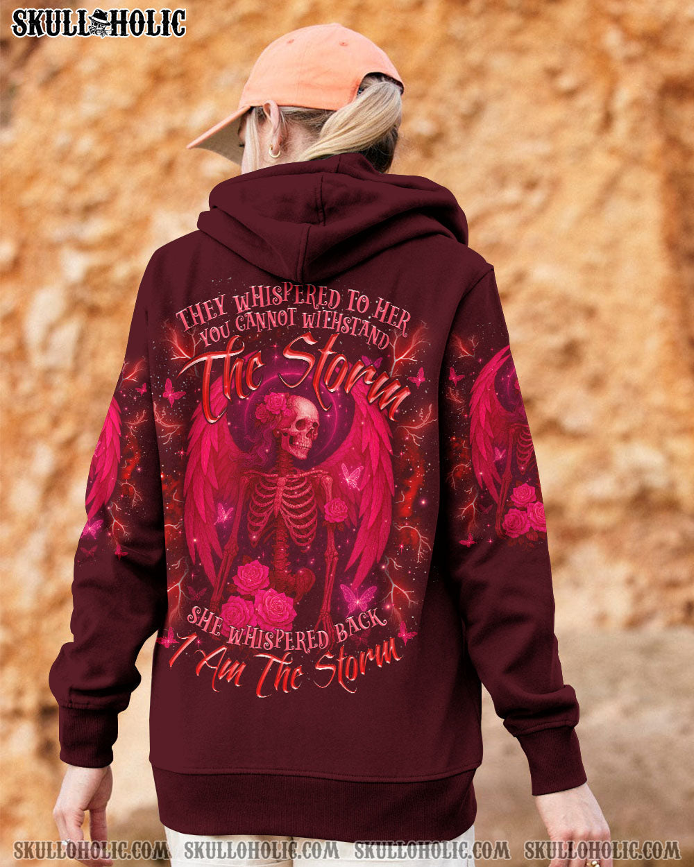 BLISSCORNERS I AM THE STORM SKELETON WINGS ALL OVER PRINT