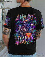 BLISSCORNERS A WEE BIT WICKED SKELETON LADY HALLOWEEN ALL OVER PRINT