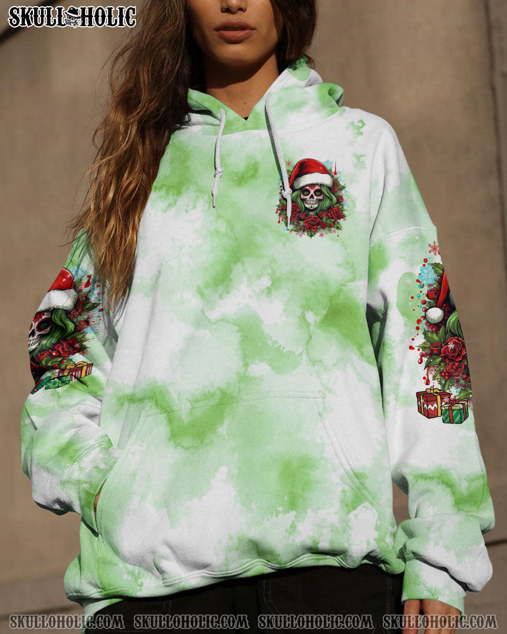 BLISSCORNERS THE GOOD GIRL IN ME CHRISTMAS ALL OVER PRINT
