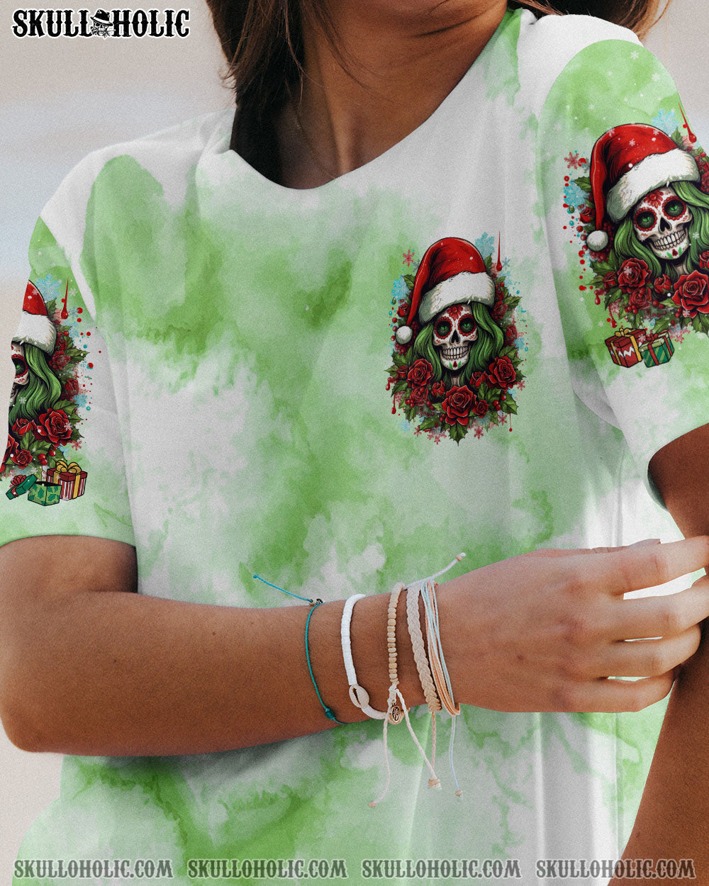 BLISSCORNERS THE GOOD GIRL IN ME CHRISTMAS ALL OVER PRINT