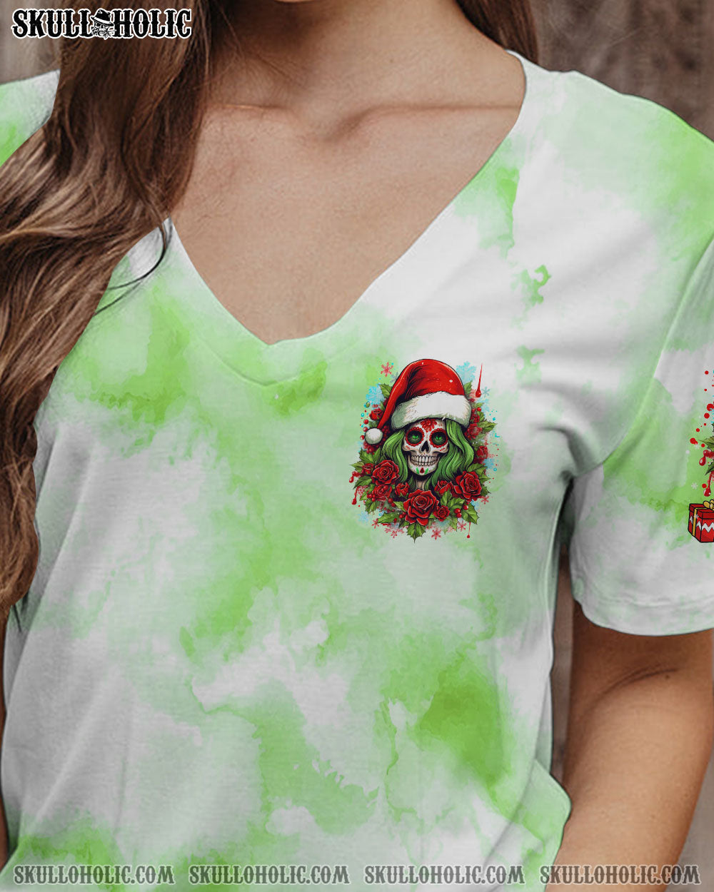 BLISSCORNERS THE GOOD GIRL IN ME CHRISTMAS ALL OVER PRINT