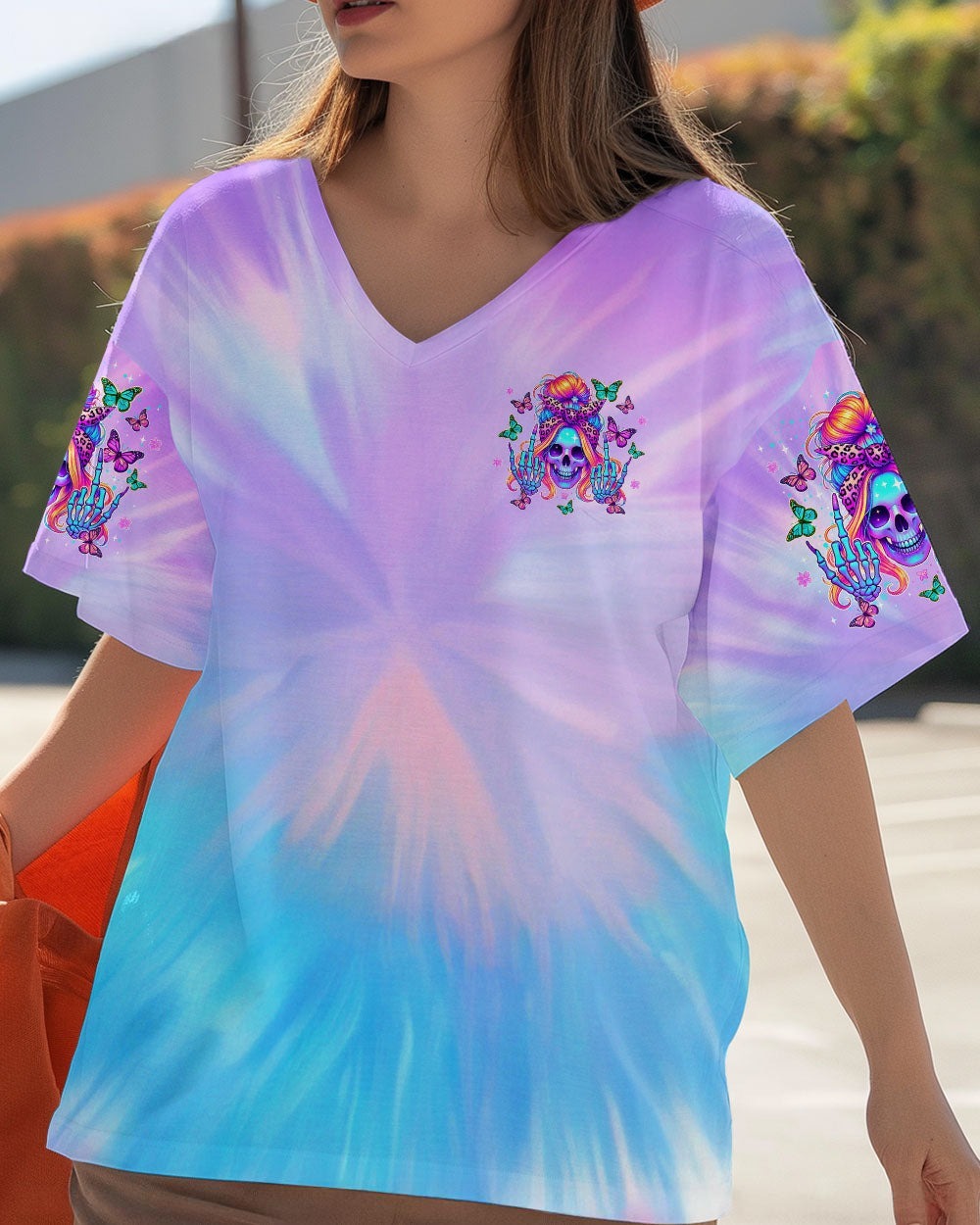 BLISSCORNERS BUT DID YOU DIE MOM LIFE MESSY BUN SKULL ALL OVER PRINT