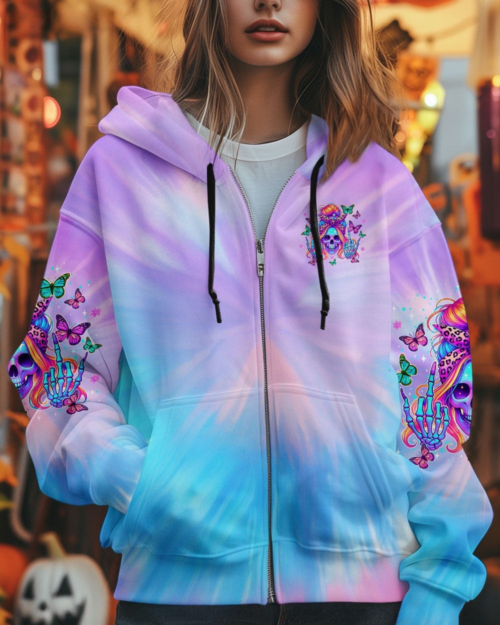 BLISSCORNERS BUT DID YOU DIE MOM LIFE MESSY BUN SKULL ALL OVER PRINT