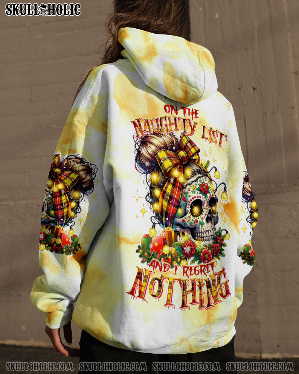 BLISSCORNERS SHE IS SUNSHINE MESSY BUN ALL OVER PRINT