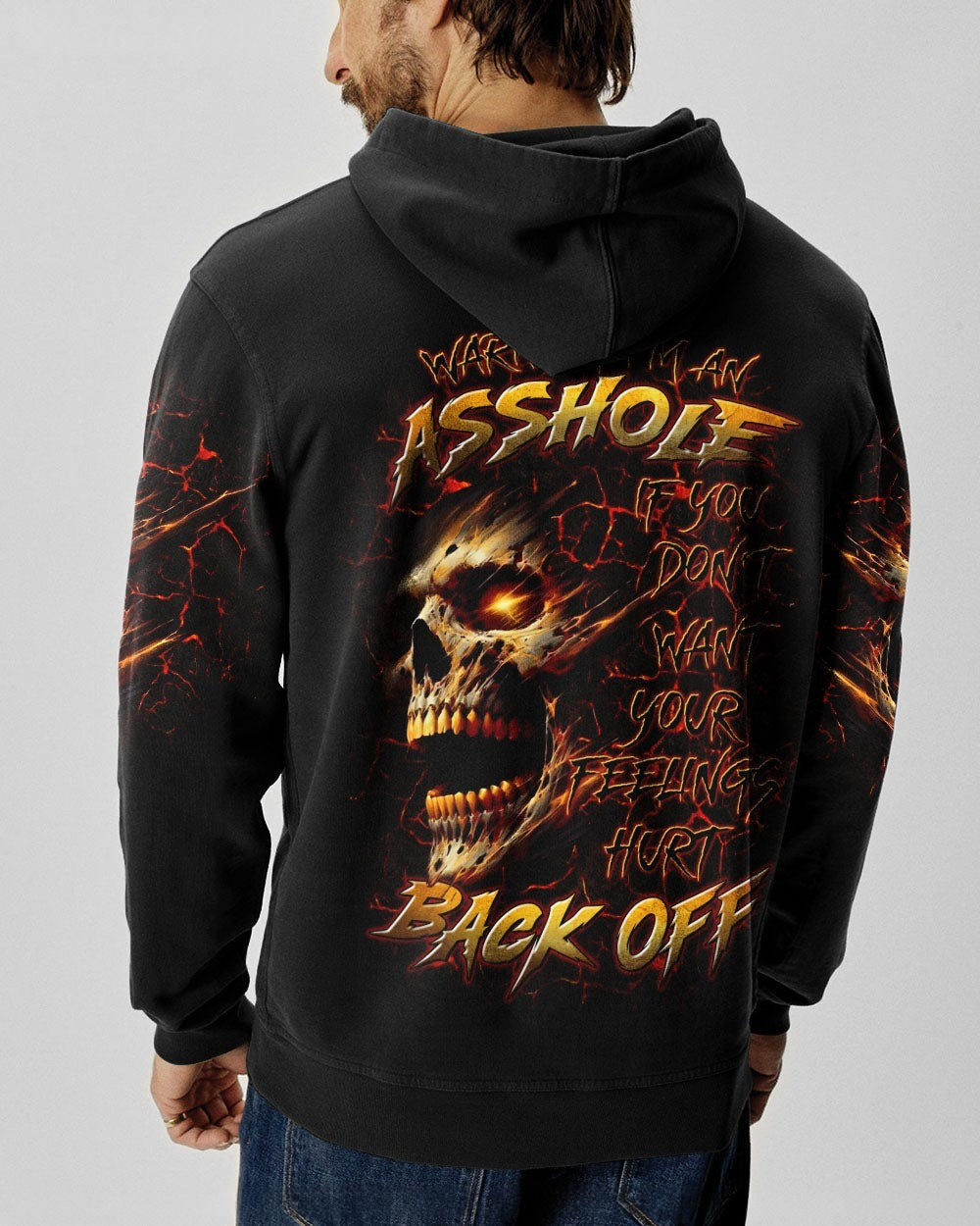 BLISSCORNERS WARNING I'M AN A MAD SKULL ALL OVER PRINT