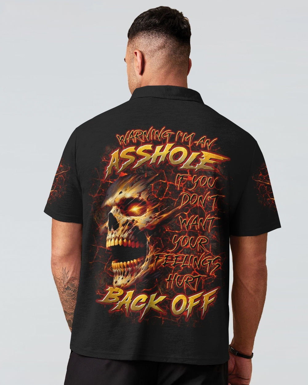 BLISSCORNERS WARNING I'M AN A MAD SKULL ALL OVER PRINT