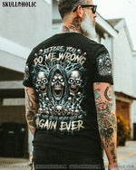 BLISSCORNERS BEFORE YOU DO ME WRONG SKULL ALL OVER PRINT