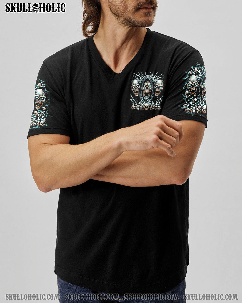 BLISSCORNERS BEFORE YOU DO ME WRONG SKULL ALL OVER PRINT