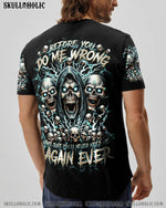 BLISSCORNERS BEFORE YOU DO ME WRONG SKULL ALL OVER PRINT