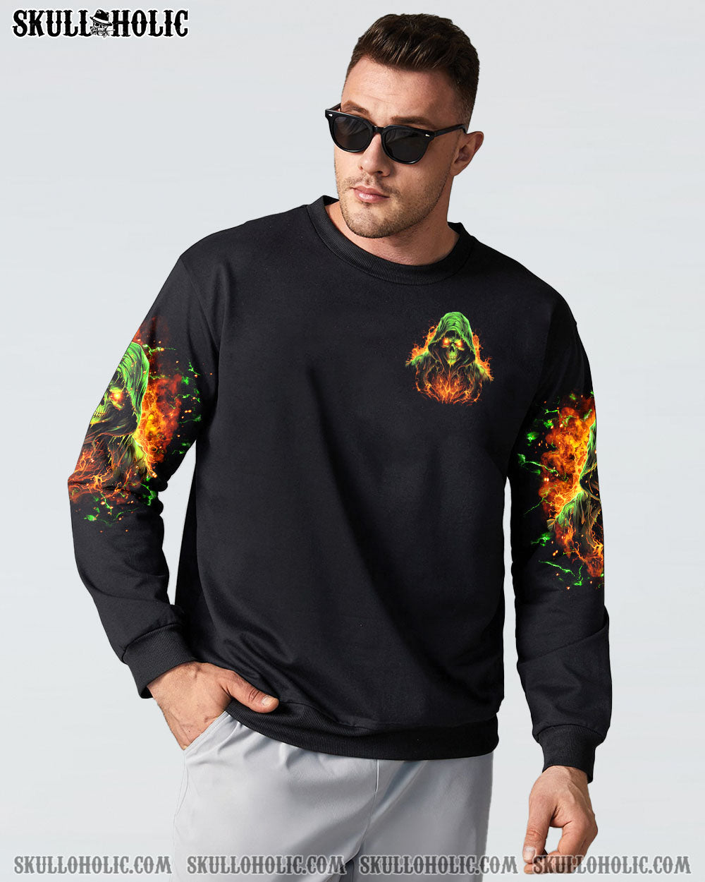 BLISSCORNERS NOT EVERYONE LIKES ME SKULL REAPER ALL OVER PRINT