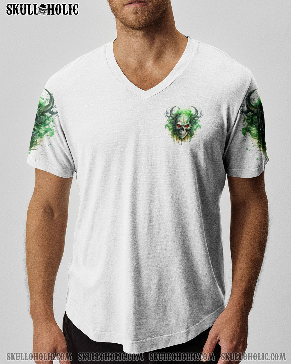 BLISSCORNERS I ASKED THE DEVIL SKULL DEMON ALL OVER PRINT