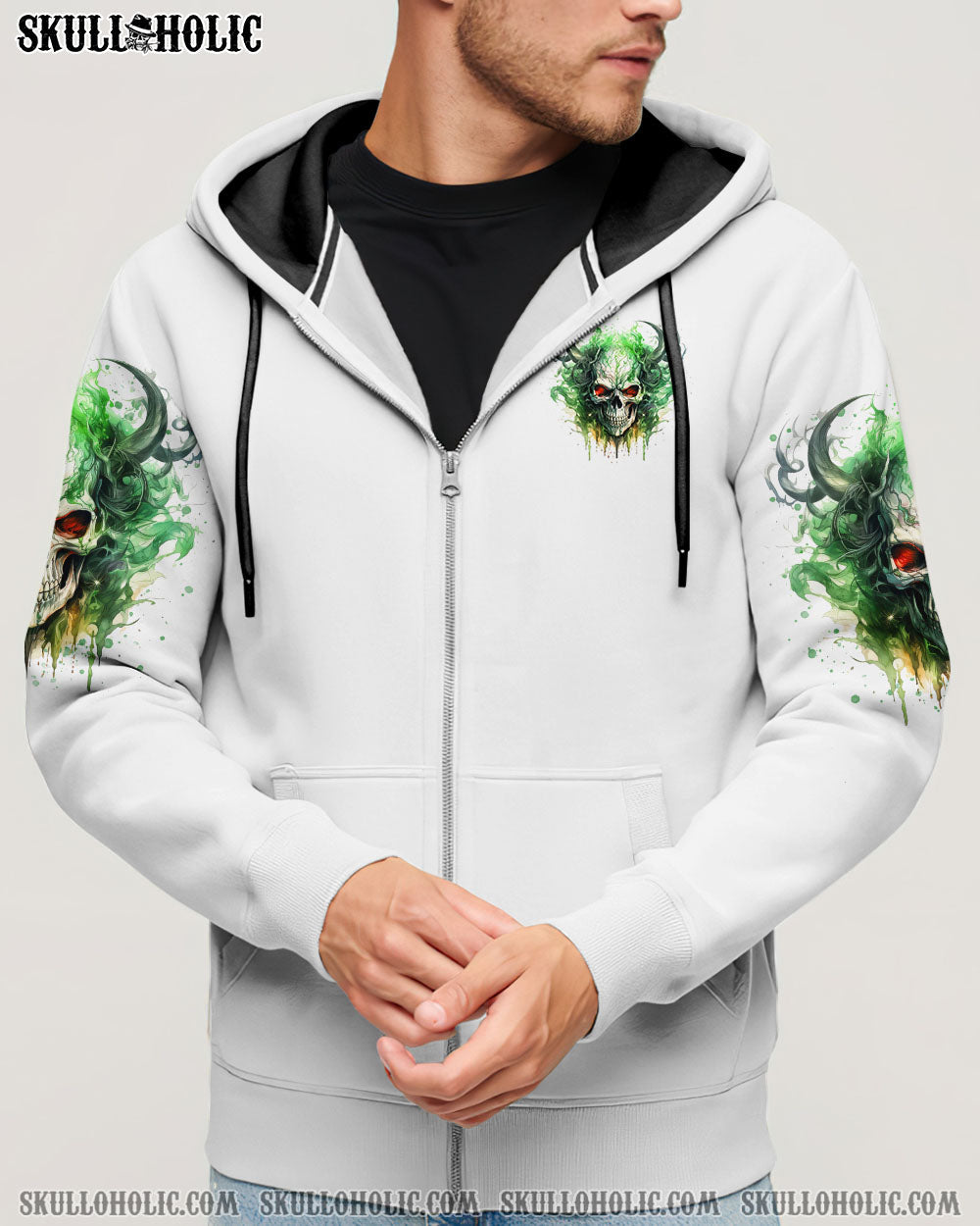 BLISSCORNERS I ASKED THE DEVIL SKULL DEMON ALL OVER PRINT
