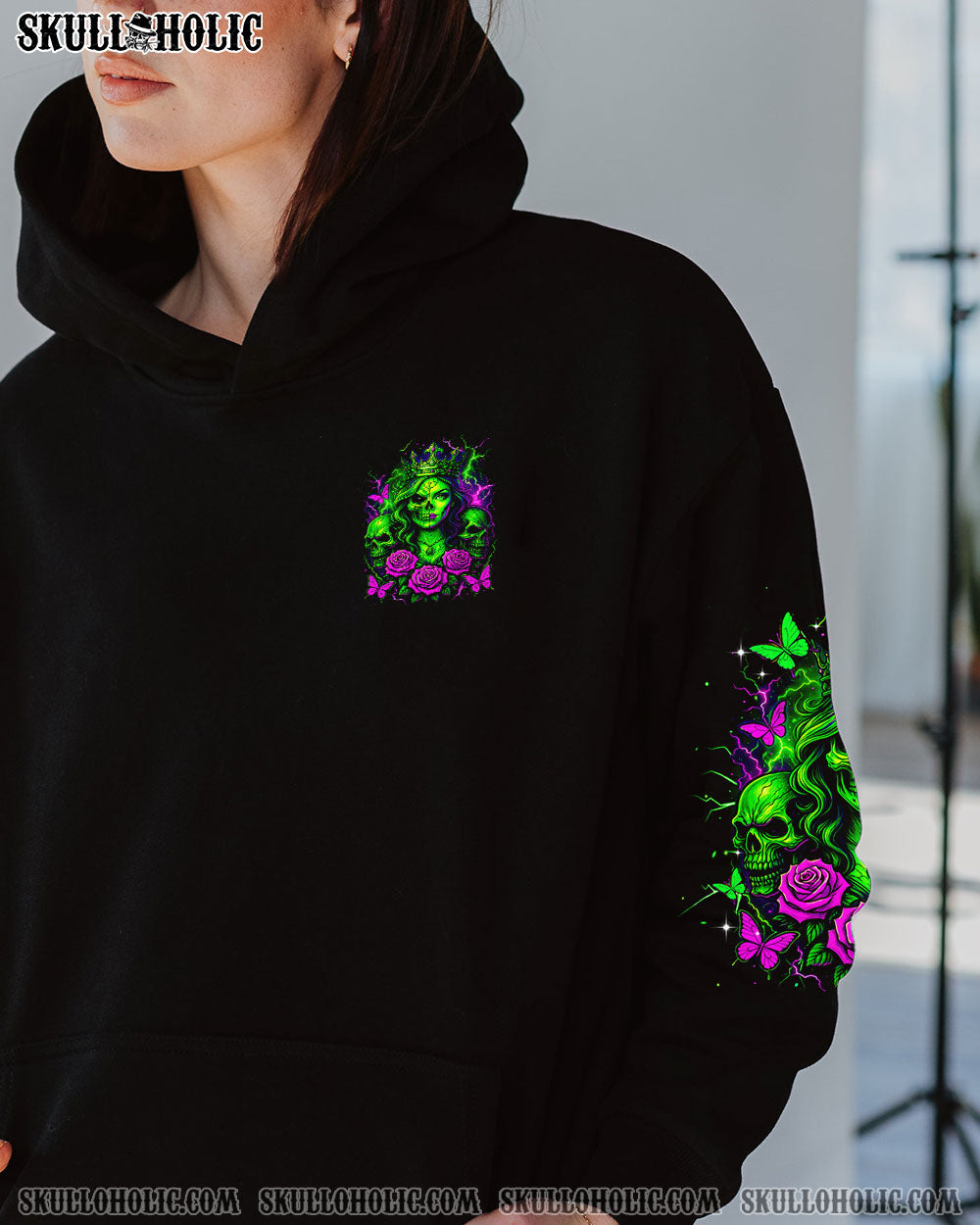 BLISSCORNERS I'M THE F QUEEN SKULL LADY ALL OVER PRINT