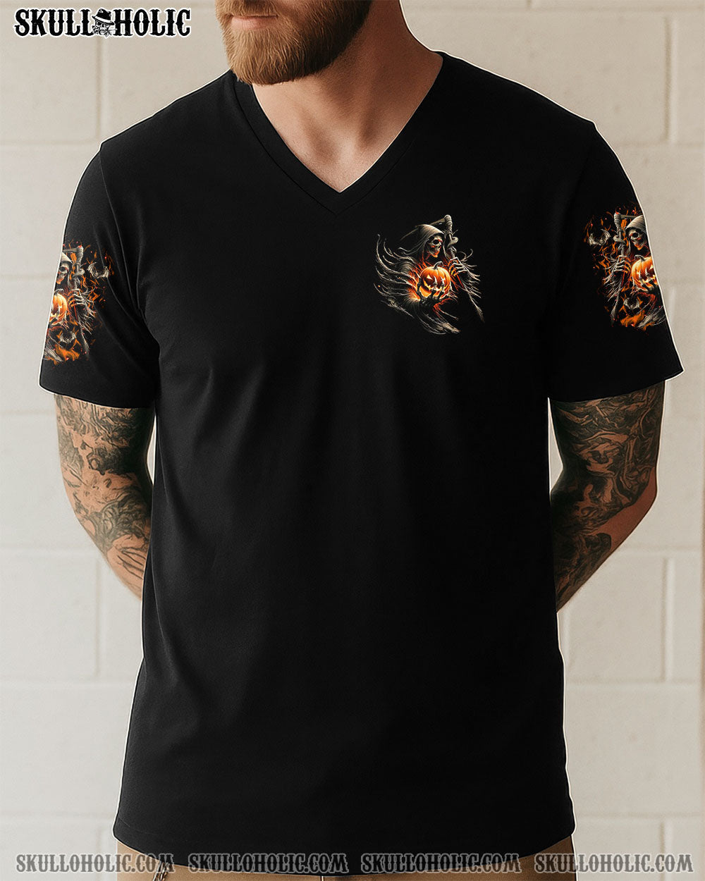 BLISSCORNERS HELLO DARKNESS MY OLD FRIEND HALLOWEEN ALL OVER PRINT