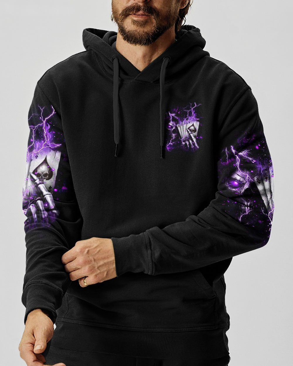 BLISSCORNERS WHEN I WAS BORN DEVIL SAID REAPER SKULL ALL OVER PRINT