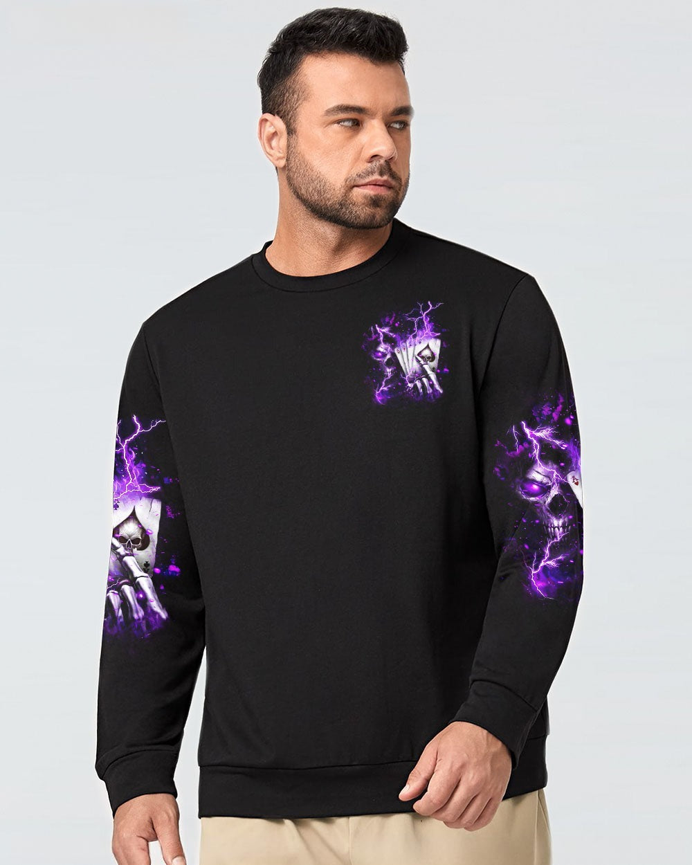 BLISSCORNERS WHEN I WAS BORN DEVIL SAID REAPER SKULL ALL OVER PRINT