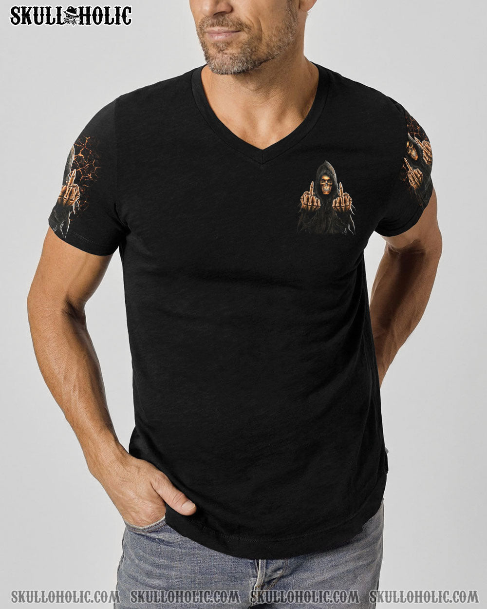 BLISSCORNERS NOT EVERYONE LIKES ME SKULL REAPER ALL OVER PRINT
