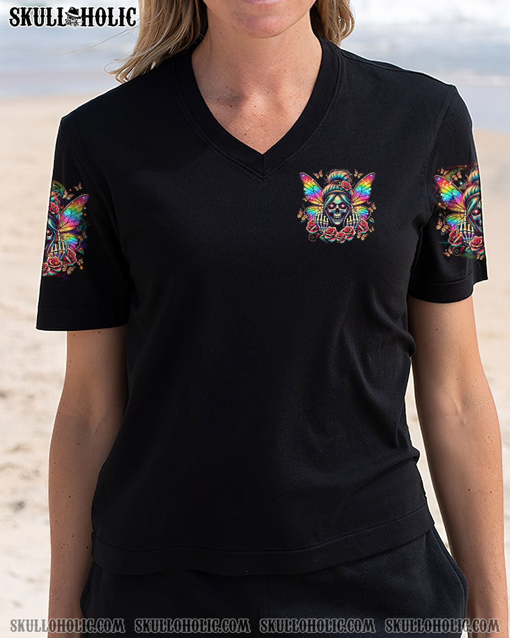 BLISSCORNERS KARMA FAIRY SKULL BUTTERFLY ALL OVER PRINT