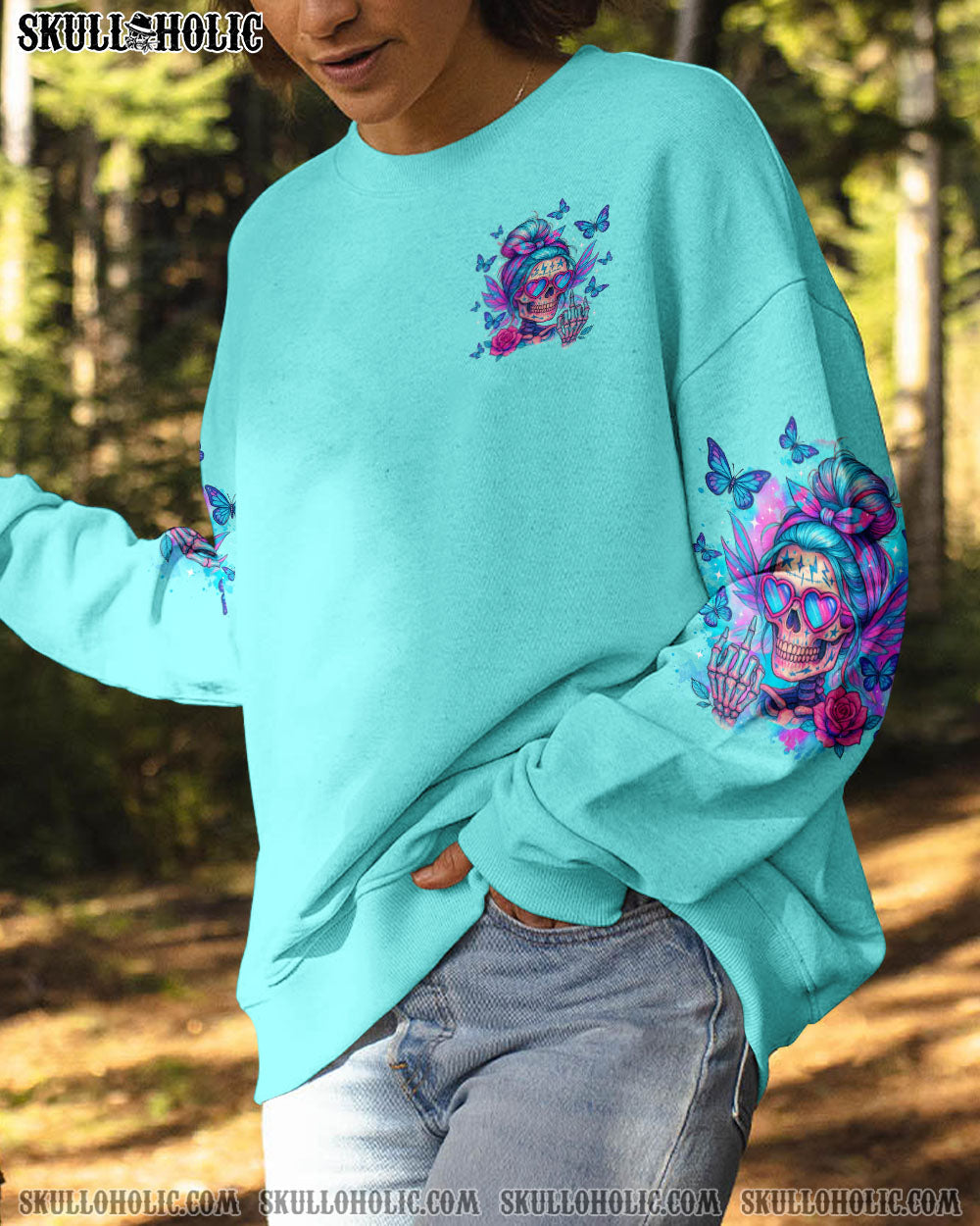 BLISSCORNERS EXPENSIVE DIFFICULT AND TALKS BACK MESSY BUN ALL OVER PRINT