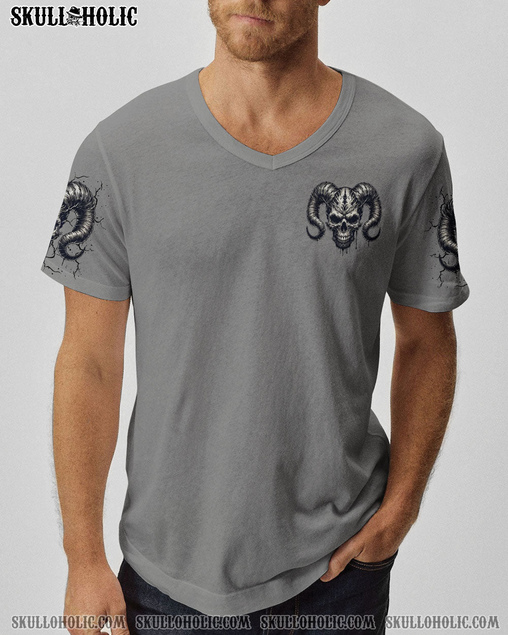 BLISSCORNERS YOUR DEMONS HIDE UNDER YOUR BED SKULL ALL OVER PRINT