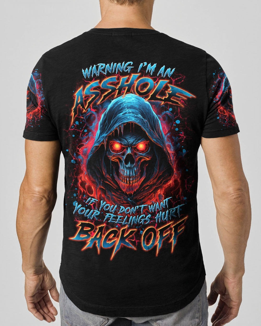 BLISSCORNERS WARNING I'M AN A SKULL ALL OVER PRINT