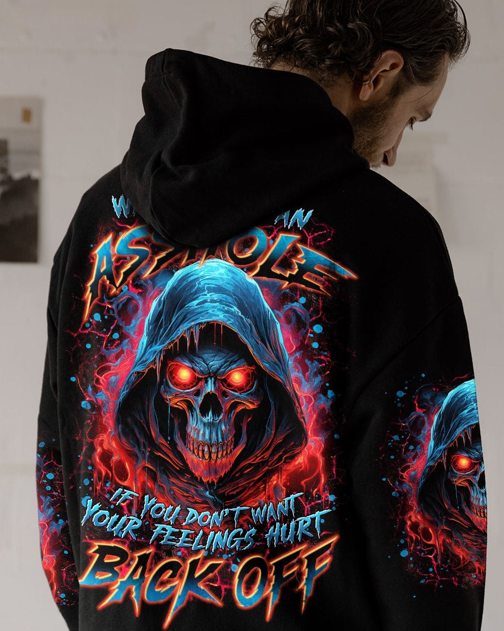 BLISSCORNERS WARNING I'M AN A SKULL ALL OVER PRINT