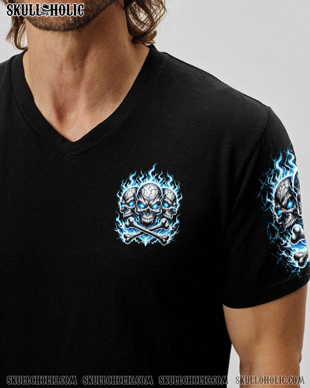 BLISSCORNERS YOUR FIRST MISTAKE FIRE SKULL ALL OVER PRINT