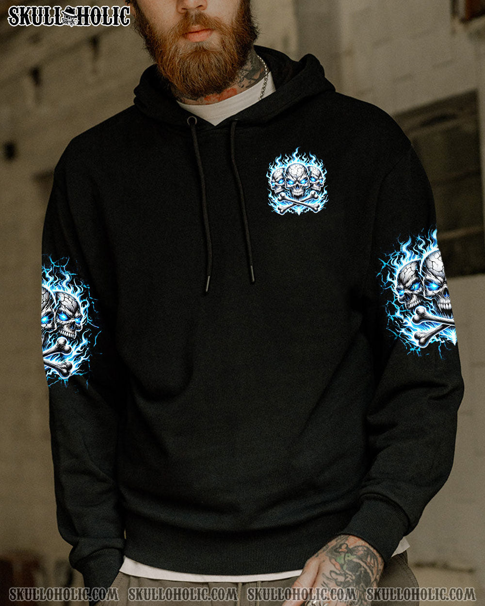BLISSCORNERS YOUR FIRST MISTAKE FIRE SKULL ALL OVER PRINT