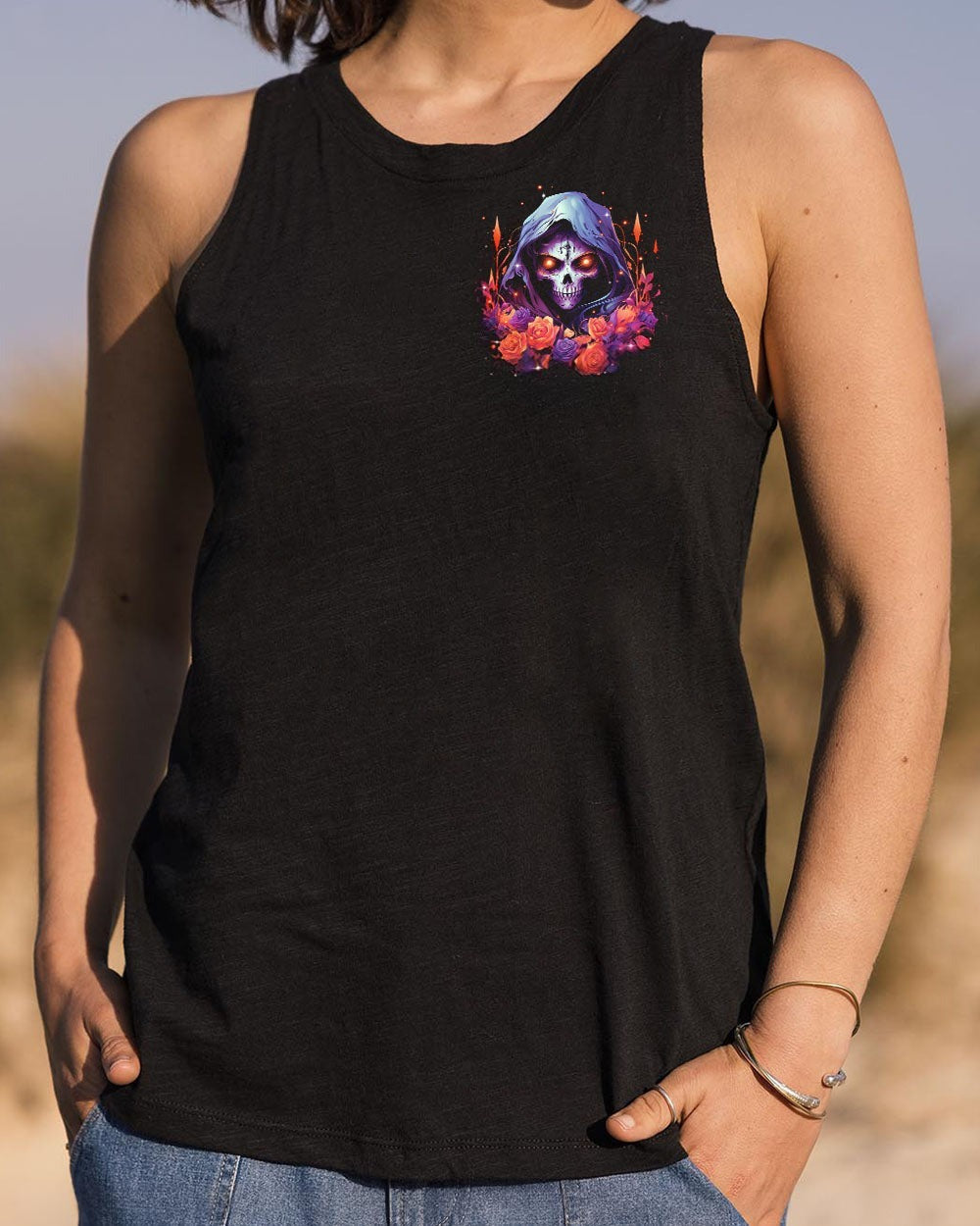 BLISSCORNERS F-BOMB MOM REAPER FLOWER ALL OVER PRINT