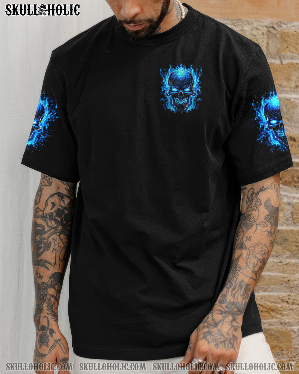 BLISSCORNERS YOUR DEMONS HIDE UNDER YOUR BED SKULL ALL OVER PRINT