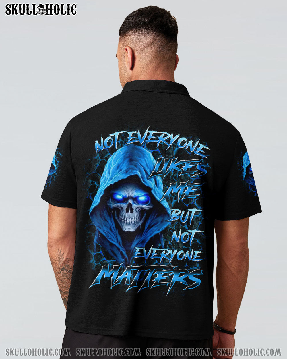BLISSCORNERS NOT EVERYONE LIKES ME SKULL REAPER ALL OVER PRINT