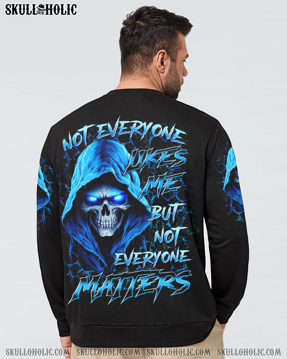 BLISSCORNERS NOT EVERYONE LIKES ME SKULL REAPER ALL OVER PRINT