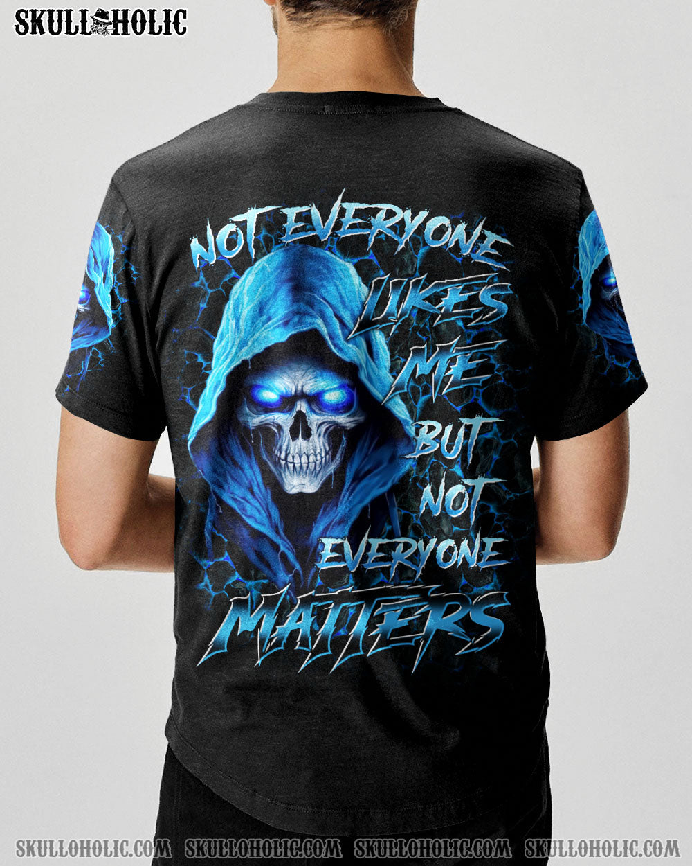 BLISSCORNERS NOT EVERYONE LIKES ME SKULL REAPER ALL OVER PRINT