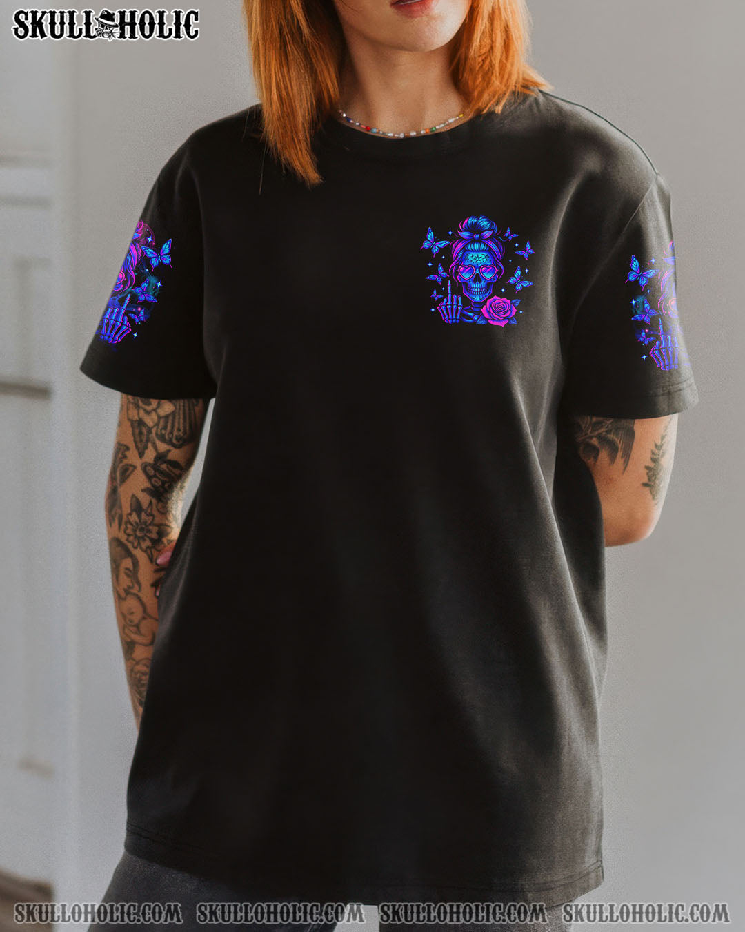 BLISSCORNERS YOU CURSE TOO MUCH SKULL ALL OVER PRINT